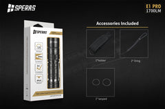 E1 PRO LED-taskulamppu