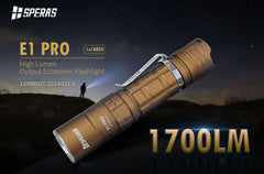 E1 PRO SAND LED-taskulamppu