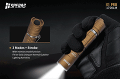 E1 PRO SAND LED-taskulamppu