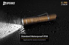 E1 PRO SAND LED-taskulamppu