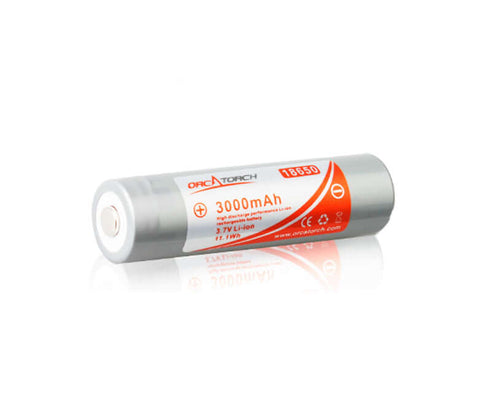 OrcaTorch 18650 Akku 3000mAh