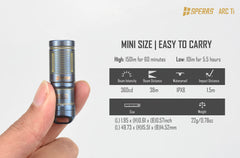 ARC Ti Avaimenperävalo