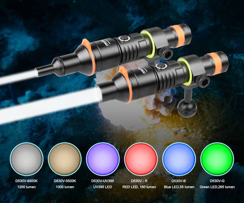 OrcaTorch D530V kaikki värit