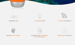 SD03 Dive Beacon merkkivalo