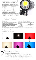 Sdive V3 LED-Kuvausvalo