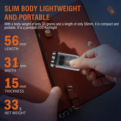 EDC V3 Avaimenperä taskulamppu, Fluorisoiva valkoinen