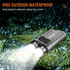 EDC V3 Avaimenperä taskulamppu, Fluorisoiva valkoinen