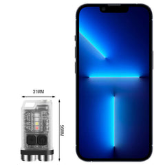 EDC V3 Avaimenperä taskulamppu, Fluorisoiva valkoinen